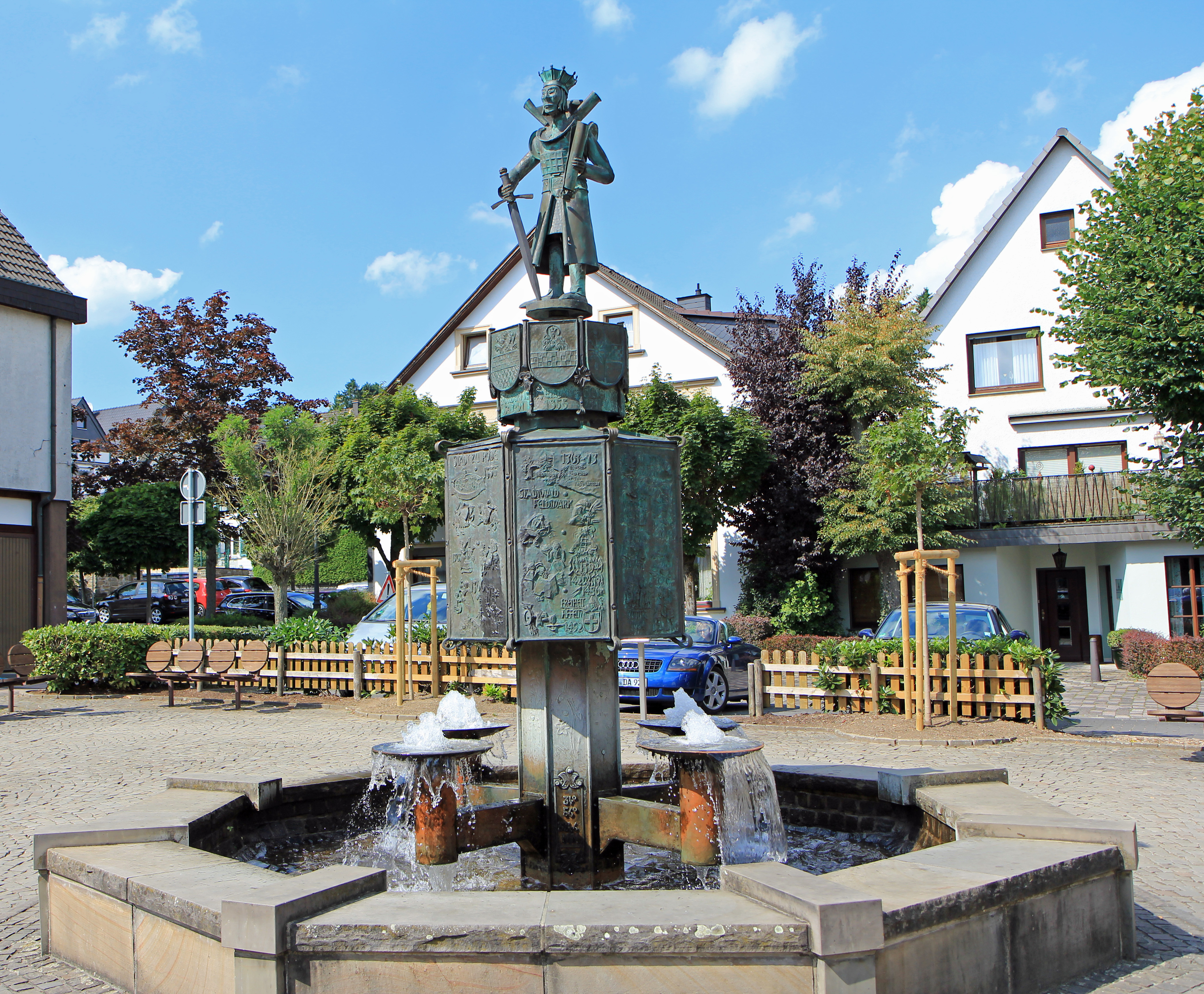 malerischer Brunnen in Neuenrade